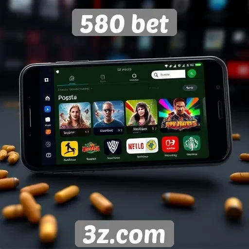 Experiência do usuário na interface da 580 bet